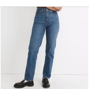 NWT Madewell The Curvy Perfect Vintage Straight Jean in Mayfield Wash